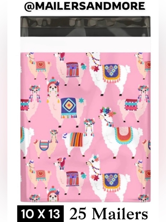 Mailers And More Other - 25 10X13 Poly Mailers Drama Llama, Shipping Envelopes PRICE IS FIRM